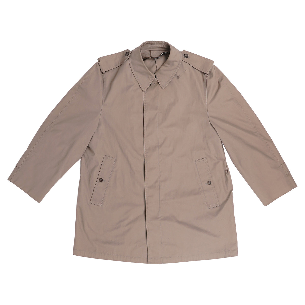Cotton field jacket, flap pockets - khaki