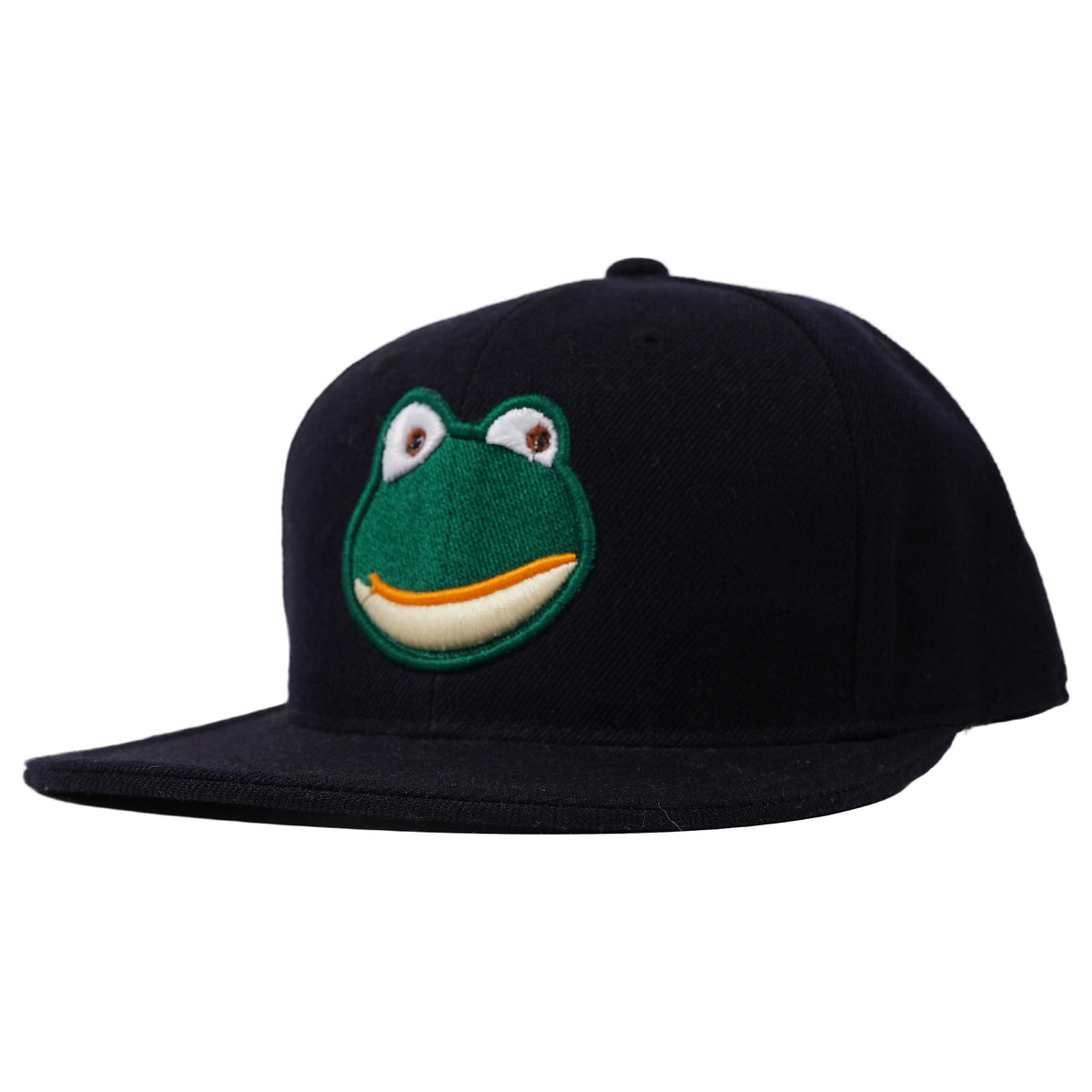KB Ethos fitted cap, frog face appliqué - navy, image 2 of 3