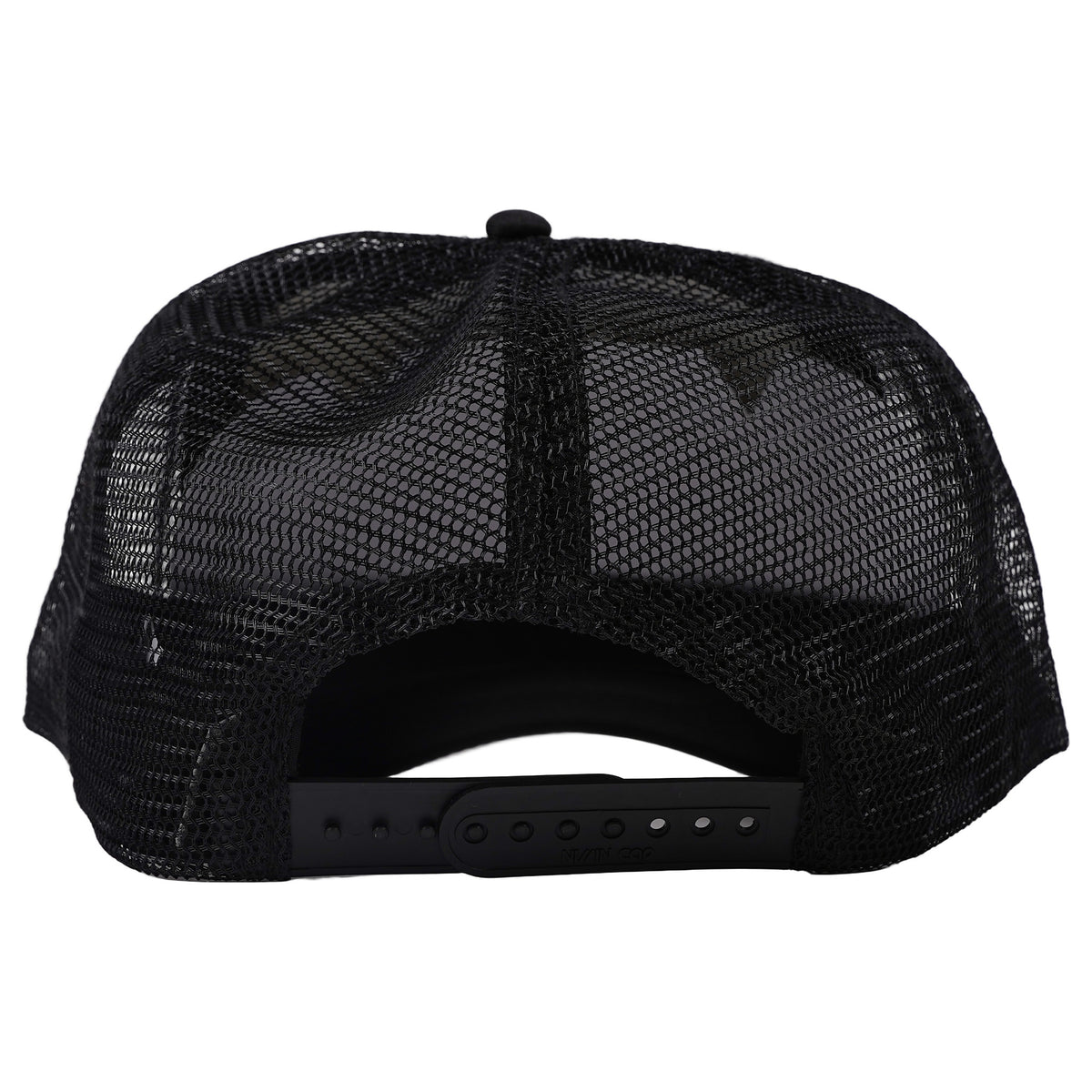 Foam trucker cap, CHURCH on SUNDAY in puff embroidery - black, image 3 of 3