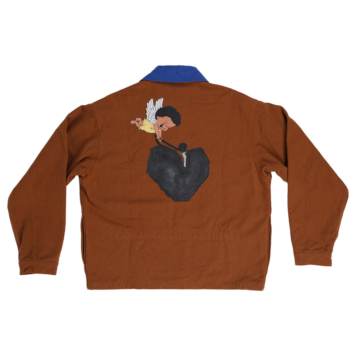 Bedwin & The Heartbreakers Cliff jacket, cupid on a broken heart - rust, image 2 of 2