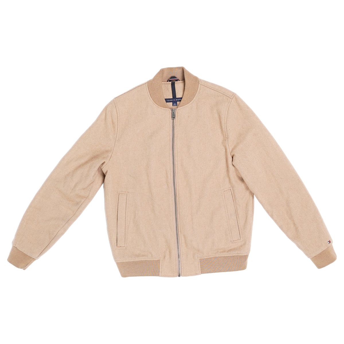 Tommy Hilfiger wool-blend bomber jacket - camel, image 1 of 2