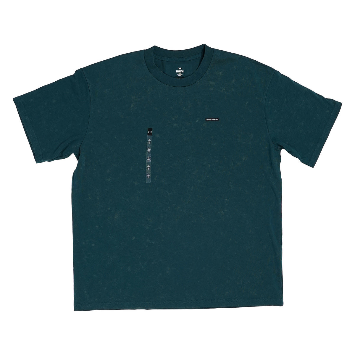 Under Armour Heavyweight Logo Wash oversized tee - green, image 1 of 2