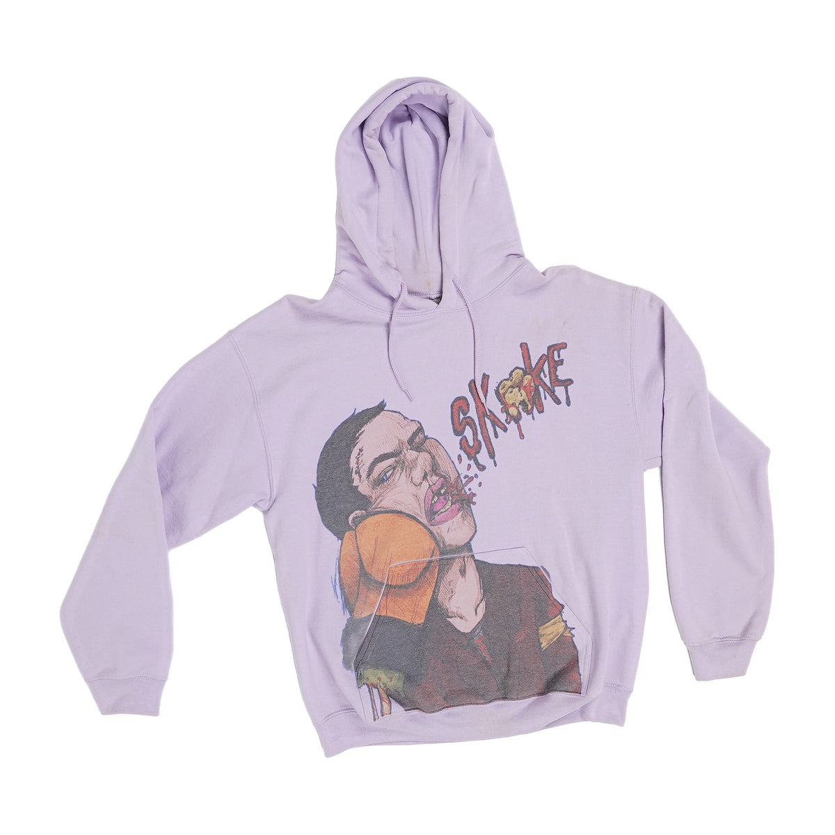 Boxing glove graphic hoodie - lilac, image 1 of 2