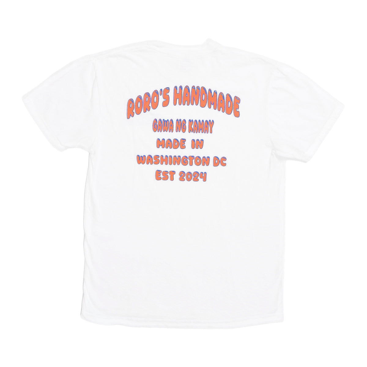 Roro's Handmade Made in Washington DC tee - white, image 2 of 2