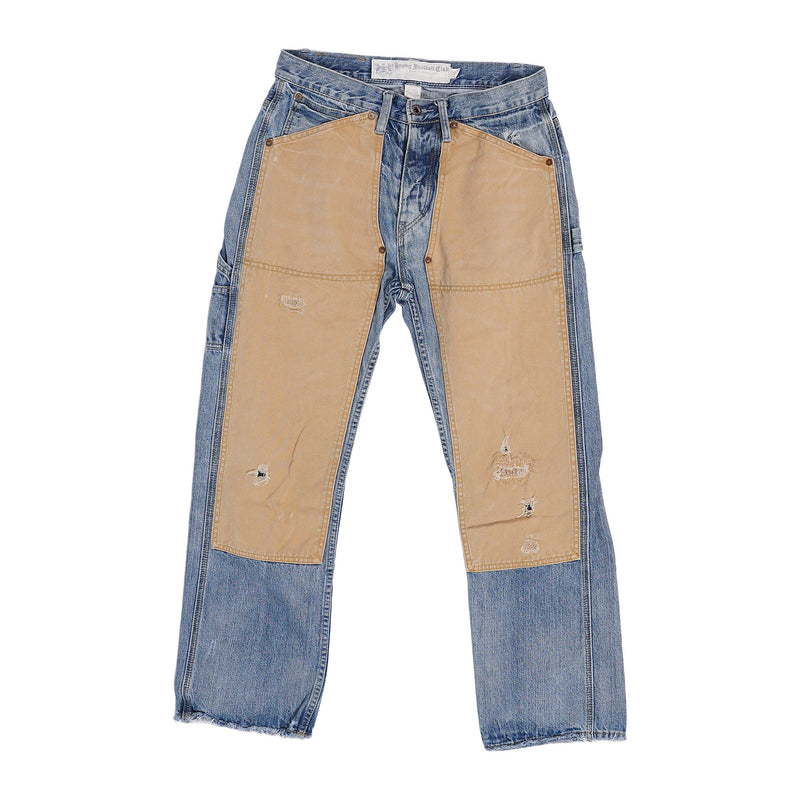 Rugby Ralph Lauren canvas-front carpenter jeans, 30x30 - blue and tan, image 1 of 2