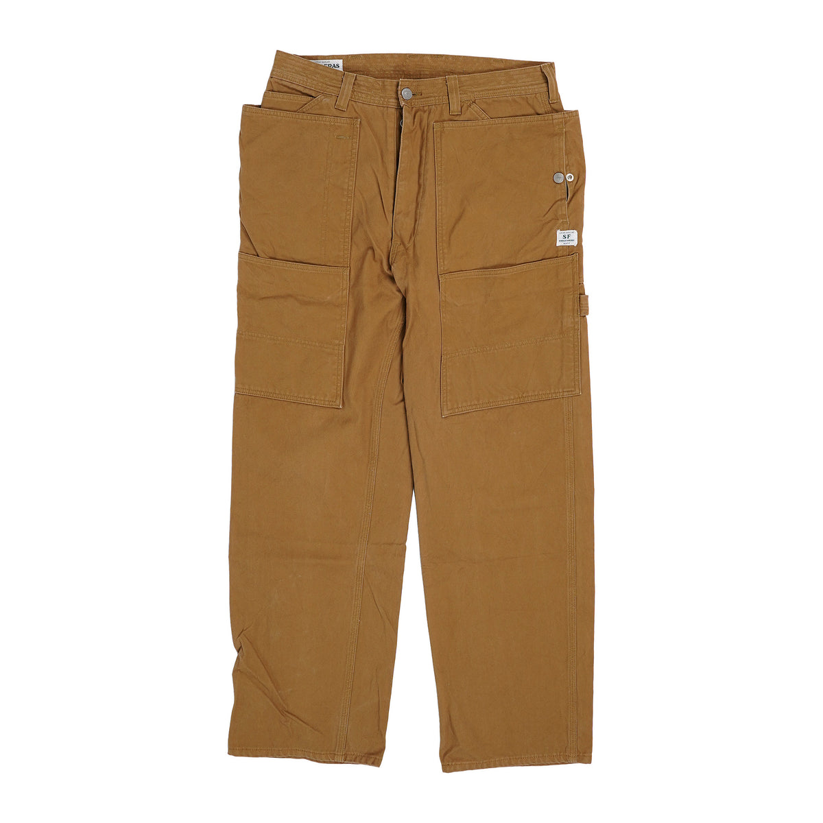 Sassafras cotton duck gardener pants - tan, image 1 of 2