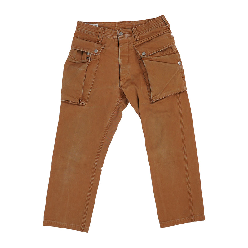 Sassafras cotton duck work pants, cargo pocket - rust, image 1 of 2