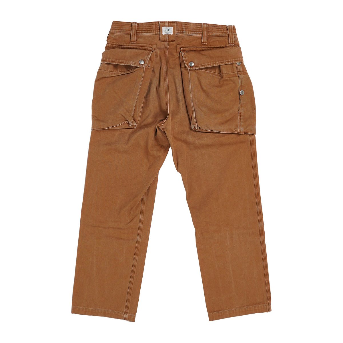 Sassafras cotton duck work pants, cargo pocket - rust, image 2 of 2