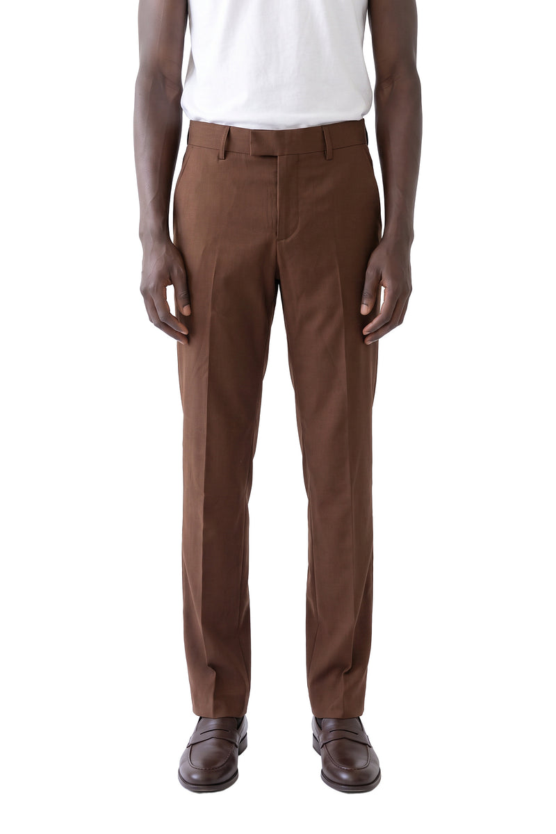 Séfr Mike suit trouser, on a model, front view